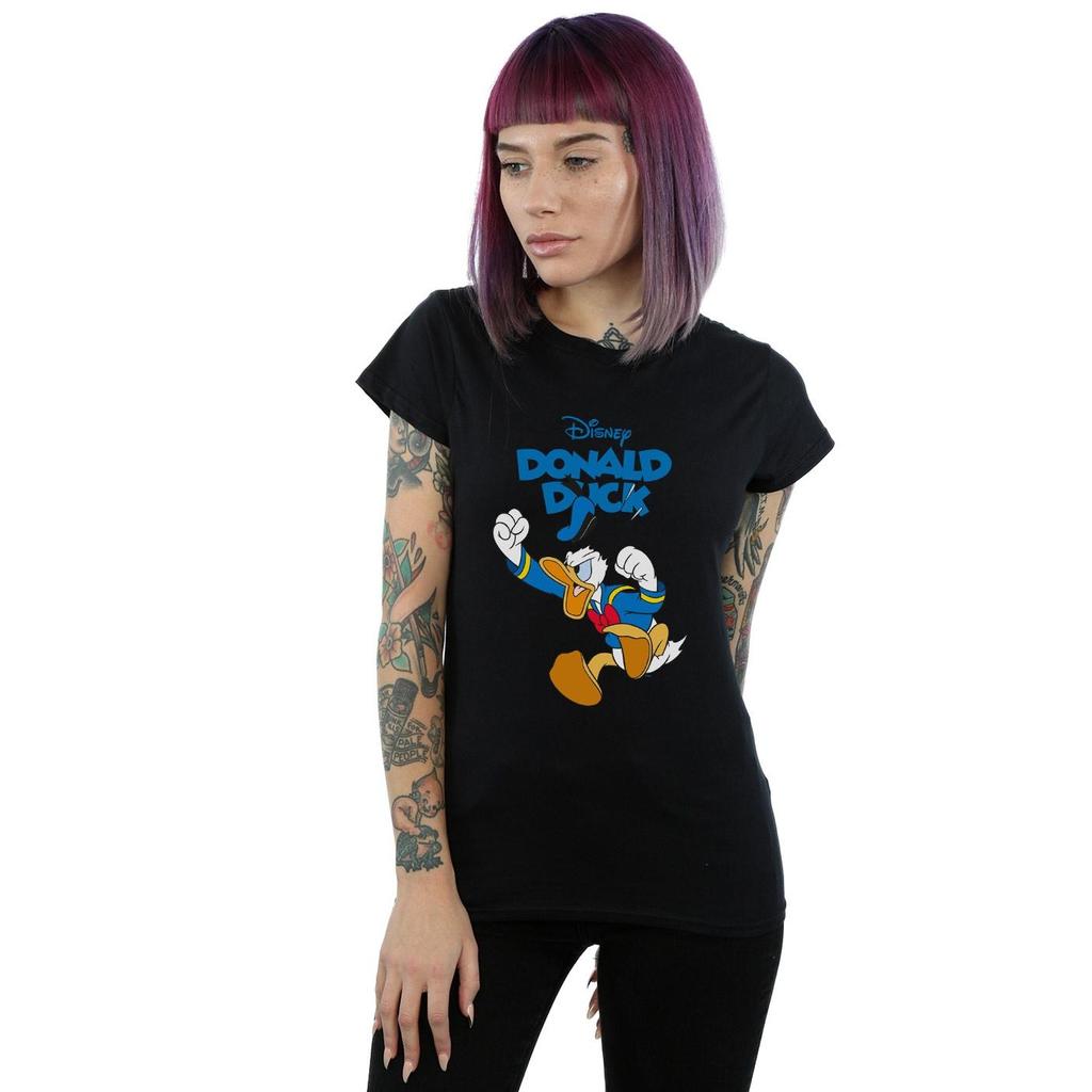 Disney Womens/Ladies Donald Duck Furious Donald Cotton T-Shirt