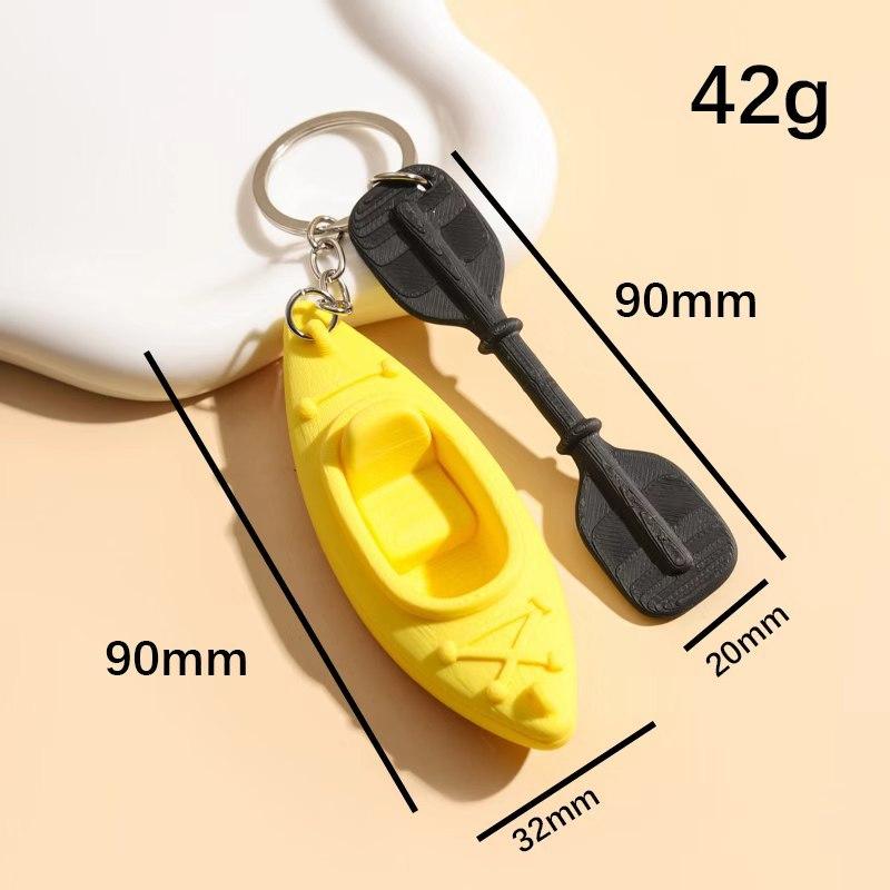 Kayak Keychain Creative Design 1pc Car Key Ring Sports Pendant for Backpack Birthday Gift for Friends Family