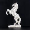 Simulation Horse Ornament Decorative Horse Statues Simulation Horse Figurine Black White Collectible Sculpture for Lovers