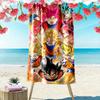 DRAGON BALL Print Beach Towel, Large Soft Quick Dry Towel for Beach Camping Swimming