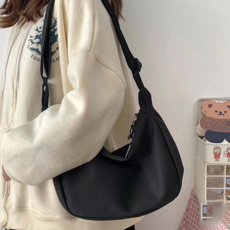 Cute Canvas Casual Teenage School Bag Aesthetic Sweet Messenger Bag CLE