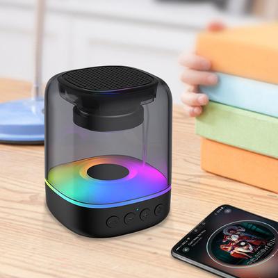 Мобильный телефон Bluetooth-динамик Цветная светодиодная подсветка Беспроводная маленькая звуковая коробка HIFI Стерео Портативный Bluetooth-динамик Сабвуфер