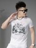 European Station 2025 Summer New High-End Printed Round-Neck T-Shirt Trendy Short-Sleeve Top Men's Short-Sleeve T-Shirt