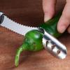HANYANG Stainless Steel Chilli Seed Remover Creative Kitchen Corer Green Pepper Seed Remover Kitchen Gadgets Seed Remover