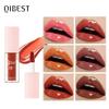 QIBEST Lip Oil Mirror Moisturising Moisturising Long Lasting Lighten Lip Lines Natural Stereoscopic Lip Gloss Doo Doo Lip Makeup