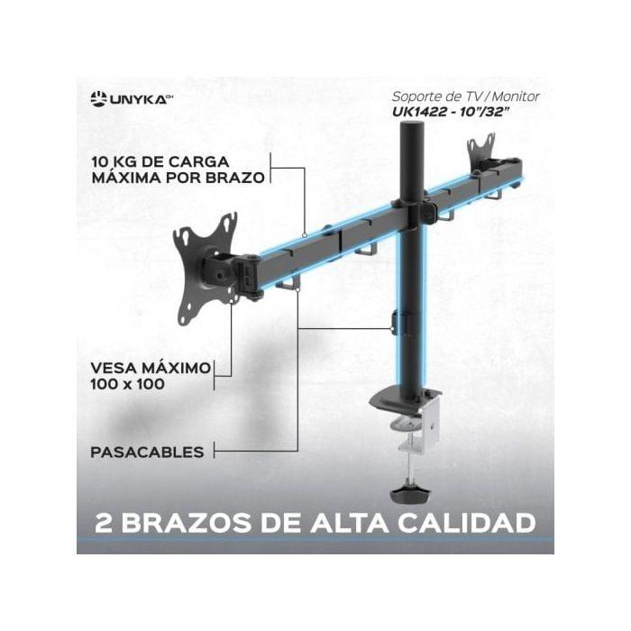 Support de Moniteur - UNYKACH - UK1422 - 10-32 pouces - VESA 100x100 - Max 20kg