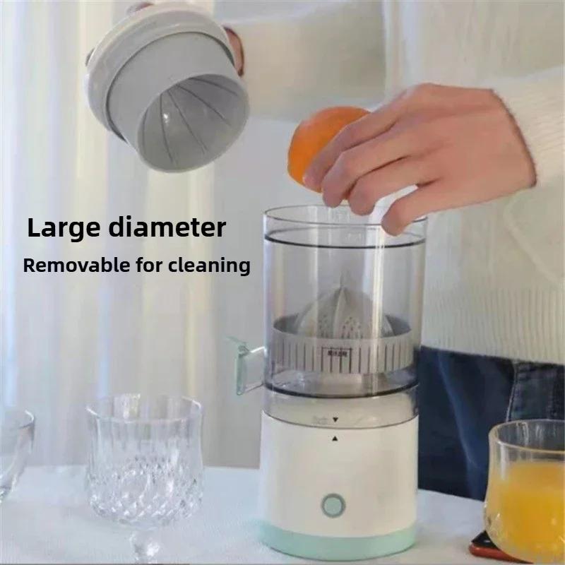 1 шт. Портативная электрическая соковыжималка для апельсинового лимонного сока с USB-зарядкой, беспроводной блендер для цитрусовых и фруктов, автоматическая чашка для свежего сока