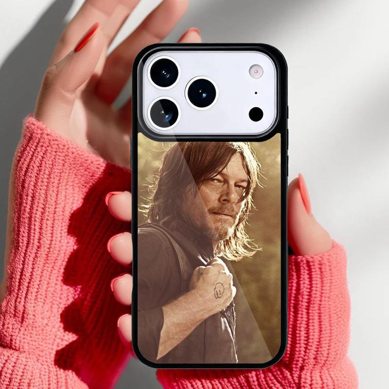 The Walking Dead Daryl Dixon soft Phone Case for iPhone 17 Air 16e 15 14 13 Pro Max Back Cover for 12 11 Pro Coque