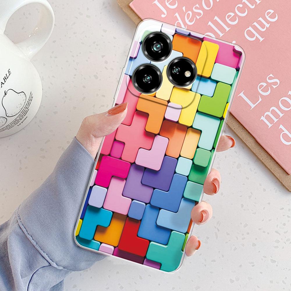 For ZTE Axon 60 4G Case For ZTE Blade V60 4G Cover Bumper Shockproof Clear Soft Silicone TPU Phone Case on ZTE Blade V40S Funda