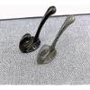 Coat Hook 6 Pieces Vintage Metal Coat Hooks Coat Rack Retro Hook For Hat Clothes Wall Hooks With Bronze Screws One Size - PJ