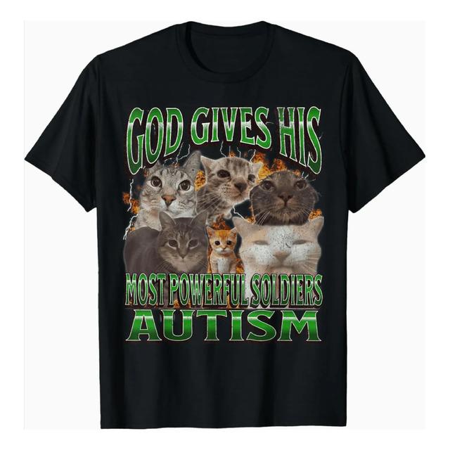 Camiseta Con Autismo De God Gays His Most Powerful Soldiers