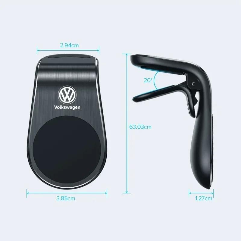 Для Volkswagen VW 1 шт. Магнитный значок автомобиля Держатель для телефона 360-градусный вращающийся кронштейн Для Volkswagen Arteon Polo Golf R-Line Tiguan GTI R
