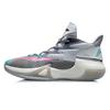 Li Ning Speed Wind Comfortable Daily Shock Absorption Non-Slip Mid-Top Basketball Shoes Men Sneakers Shark-Gray ABPR061-3