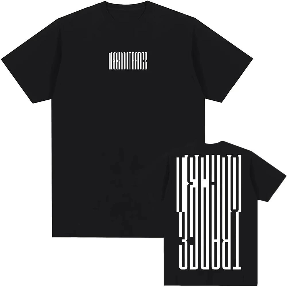 Techno Trance TShirt Black White Armin Van Buuren Singer Printed TShirt Cotton Short Sleeve Loose Mens Streetwear Unisex