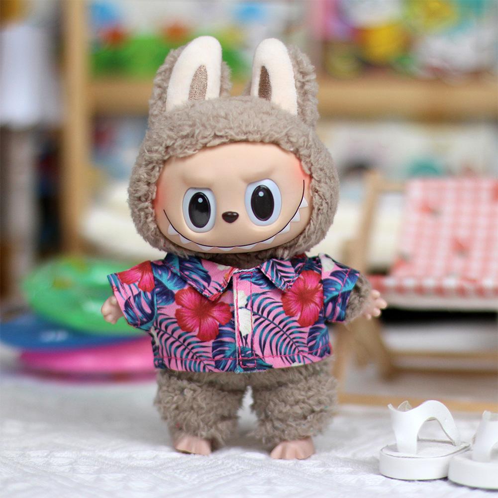 Для 17см куклы Лабубу Одежда Модная одежда Толстовки Одежда для кукол Толстовки Аксессуары для кукол Милое украшение Маленькая одежда