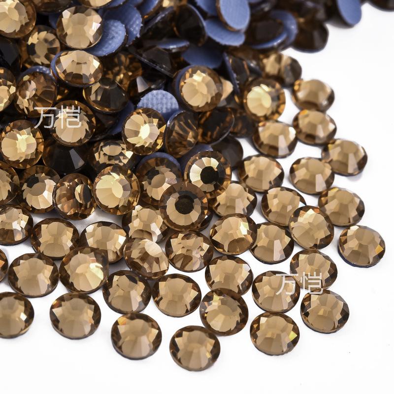 Серия Yellow Glass Hot Drill, Термоплавкий клей для нижней части кристалла, имитация австрийского горячего сверла, украшение для одежды своими руками из стразов