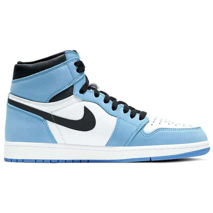 Кроссовки унисекс Air Jordan 1 Retro High OG University Blue White Black 555088-134