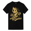Dragon Ball T-shirt Summer Animation Japanese Periphery Wukong Saiyan Pure Cotton Men's and Women's Same Short Sleeves