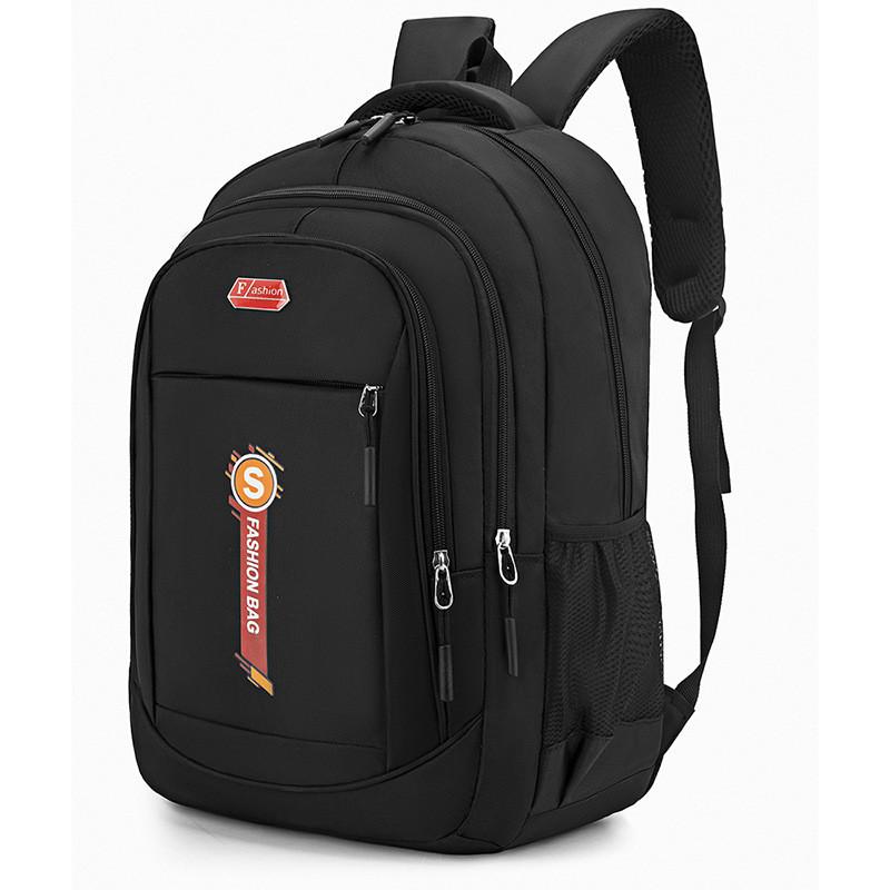 Оксфордский бизнес-рюкзак большой вместимости с тисненым дизайном в виде букв для школы