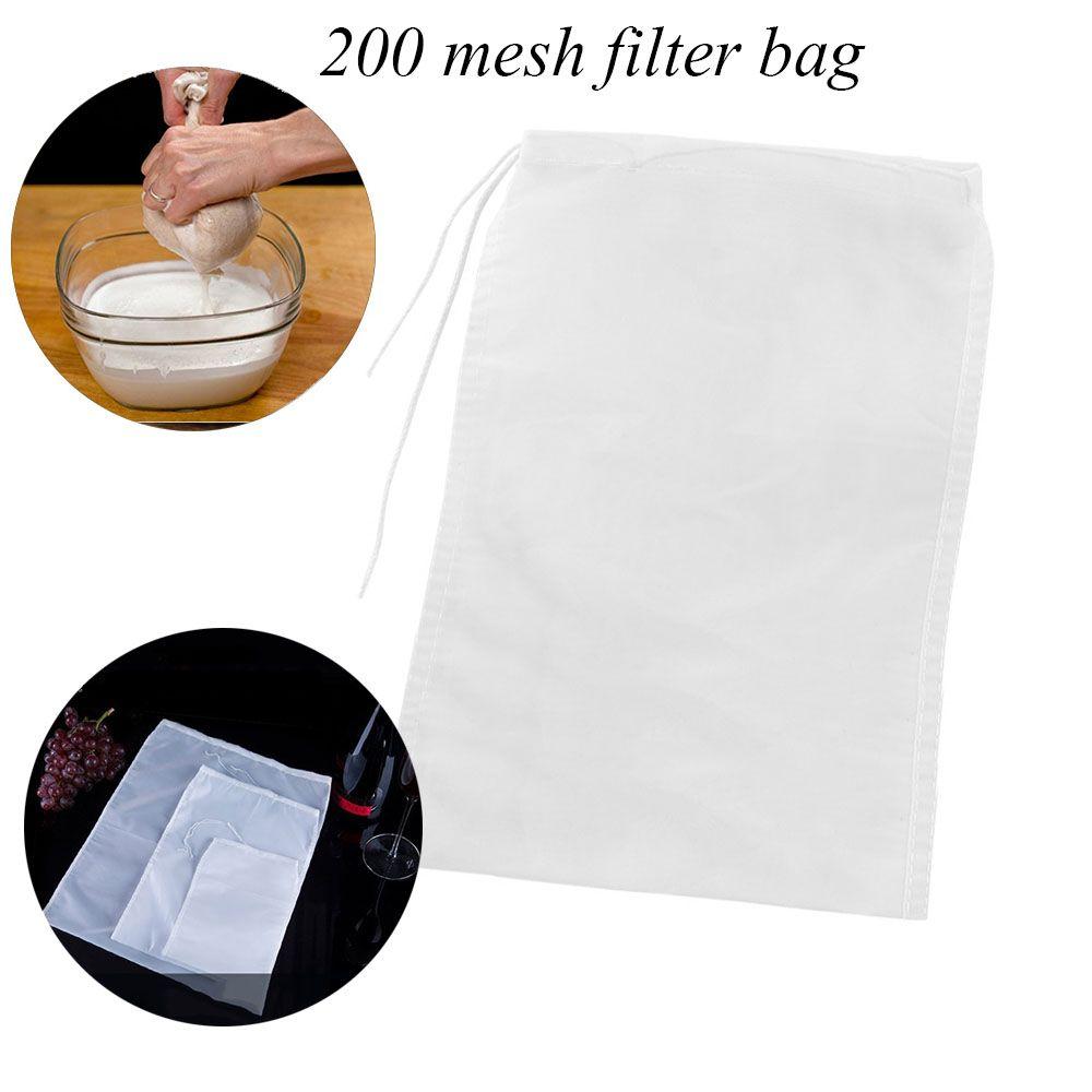 Commercial Food Special Colander Cooking Nylon Fine Mesh Coffee Filter Cheesecloth Nut Milk Bag