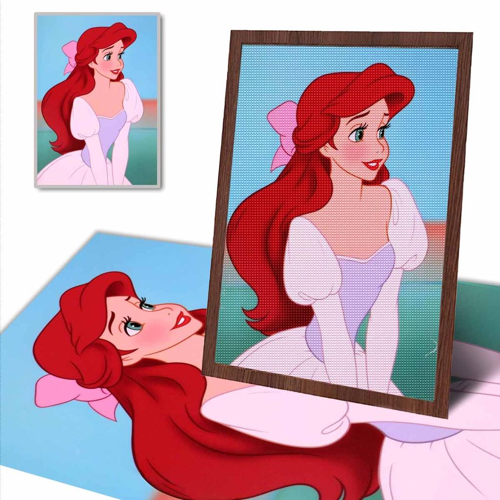 DIY Diamond Painting Lovely Princess Cross Stitch Kit Mosaic Art Diamond Painting Full Circle Diamond Home Decoration