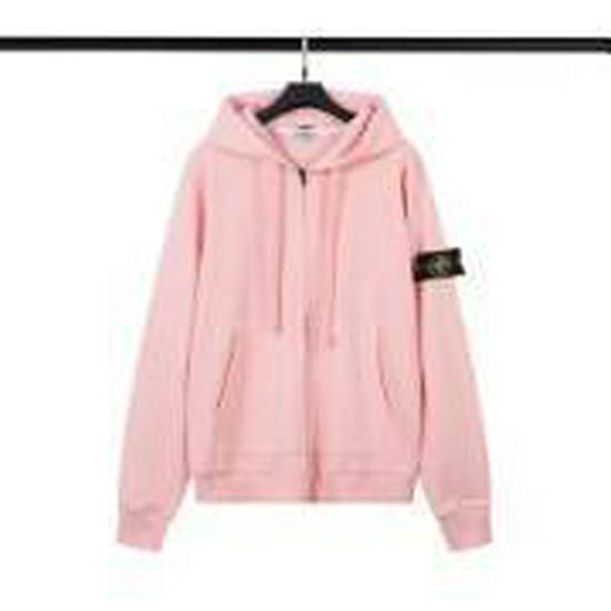 Многоцветная Худи на молнии с вышитым логотипом для пар