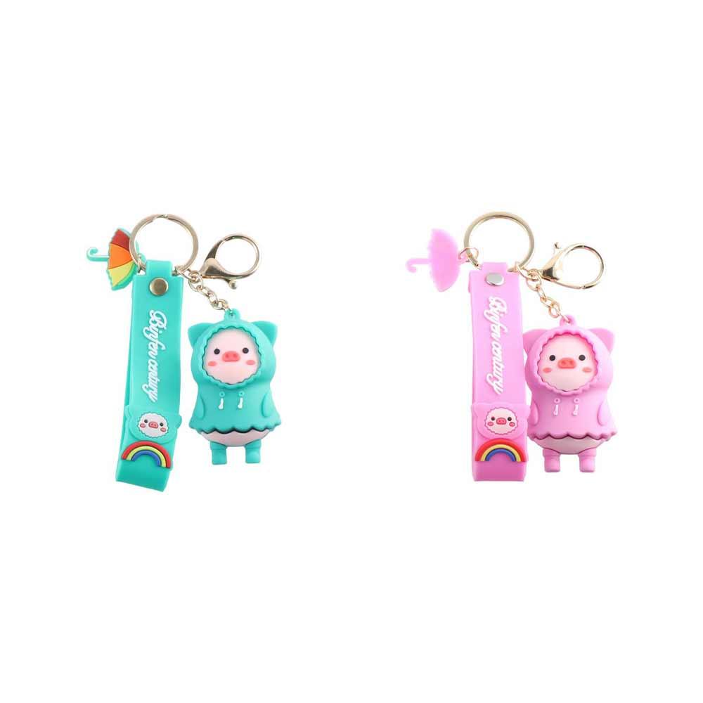 Милые украшения ПВХ свинья аксессуары автомобильные украшения автомобильная подвеска сумка брелоки брелок свинья