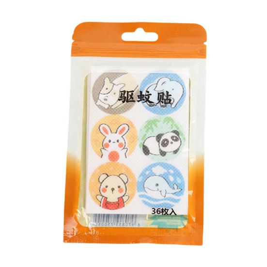 36 шт. многоцелевые эфирные масла привлекательные портативные репелленты с изображением животных патчи от комаров наклейки
