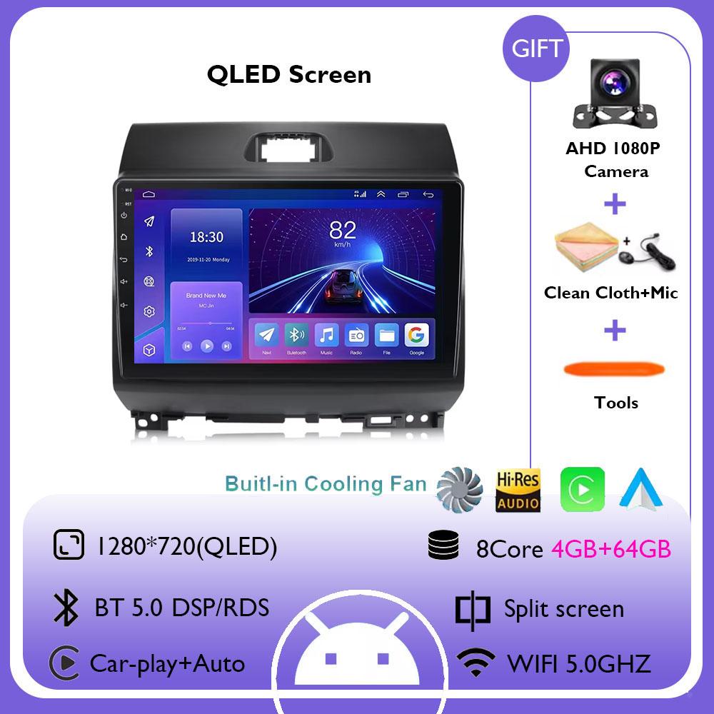 9-дюймовый Android 14 автомобильный радиоприемник стерео беспроводной Carplay Auto для KIA Ray 2011 - 2017 мультимедийный плеер GPS навигация HD экран