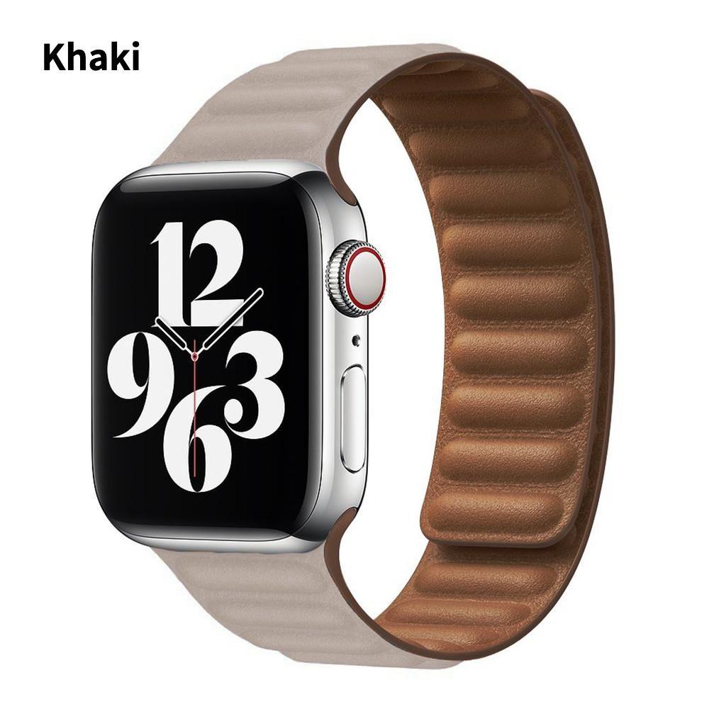 2023 Новый ремешок Link для Apple Watch 49 мм 44 мм 40 мм 41 мм 45 мм 42 мм 38 мм Магнитный браслет-петля для iWatch серии 3 5 4 SE 6 7 8 Ultra 49 мм ремешок