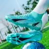Football Shoes   High-top Football Boots Long Nails PVC Men's Sports Shoes Boys Soccer Shoes