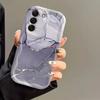 Цветной Мраморный Крем Волнистый Край Чехол для Samsung S26 Ultra 5G Чехлы Galaxy S25 Plus S24 S23 S21 FE A17 A37 A57 A56 A55 A16 Чехол