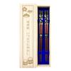 Pair of Silver Cherry Blossom Chopsticks, Unisex, with Designed Paulownia Wood Box and Gift Wrapping. Perfect for 60th Birthdays, Gifts for Grandparen