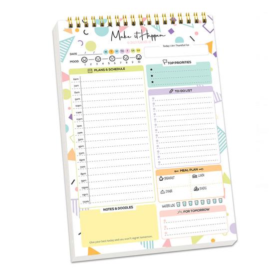 Целеустремленная книга-планировщик формата А5 Плавное письмо Без растекания чернил Эффективное достижение целей