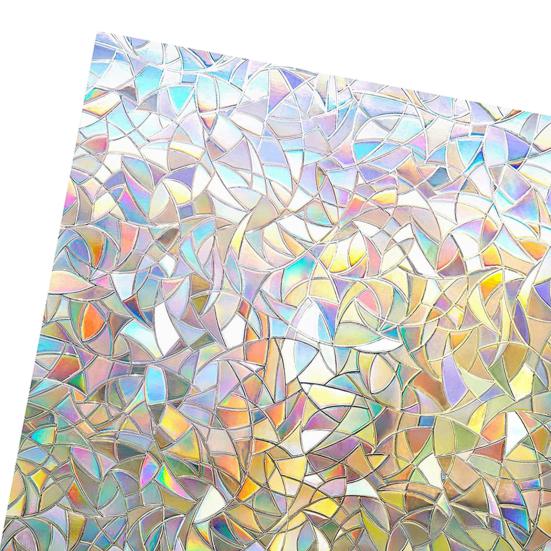 1 рулон, наклейка на окно «Ловец Солнца», ПВХ, защита конфиденциальности, Радуга, Полумесяц, Луна, стеклянное покрытие, статическое украшение для окна, пленка, наклейка