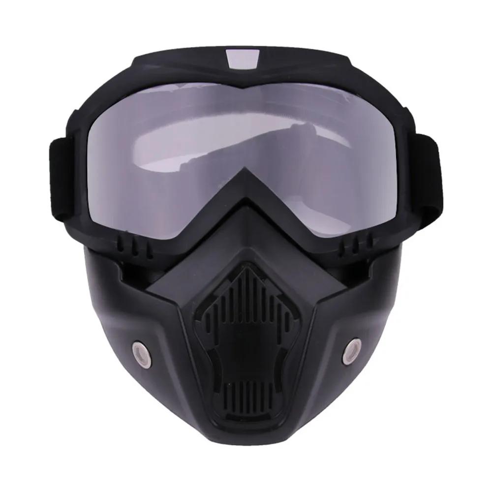 Outdoor Sport Windproof Mask Goggle HD Motorcycle Glasses Snowboard Eyewear Riding Motocross Summer UV Protection Sunglasses