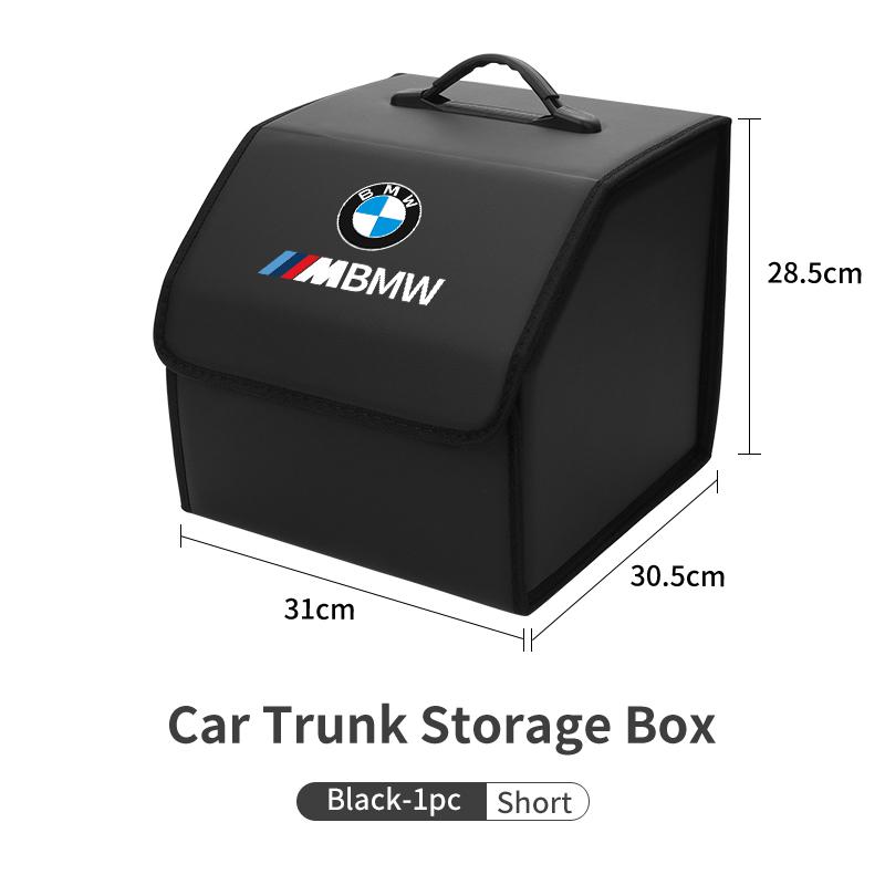 BAGE7 2026 Car Sticker Car Trunk Storage Box Large Capacity Tools Organizer Case Accessories For BMW Motorsport X1 X3 X5 E39 E46 E90 F