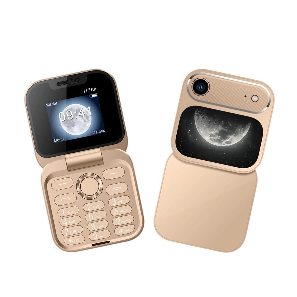 I17Air Mini Button Mobile Phone Folding Function Machine Translation Cover Pocket Female Personality Mobile Phone