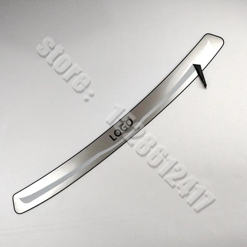 Car styling for Volvo V60 2012-2018 rear styling stainless steel Rear Bumper Protector Sill Trunk Rear guard Tread Plate Trim