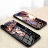 Чехол для телефона Revy B-Black L-Lagoon для Samsung S26 S25 S24 FE S23 S22 S21 Plus S20 Ultra Note20Ultra Черная стеклянная крышка