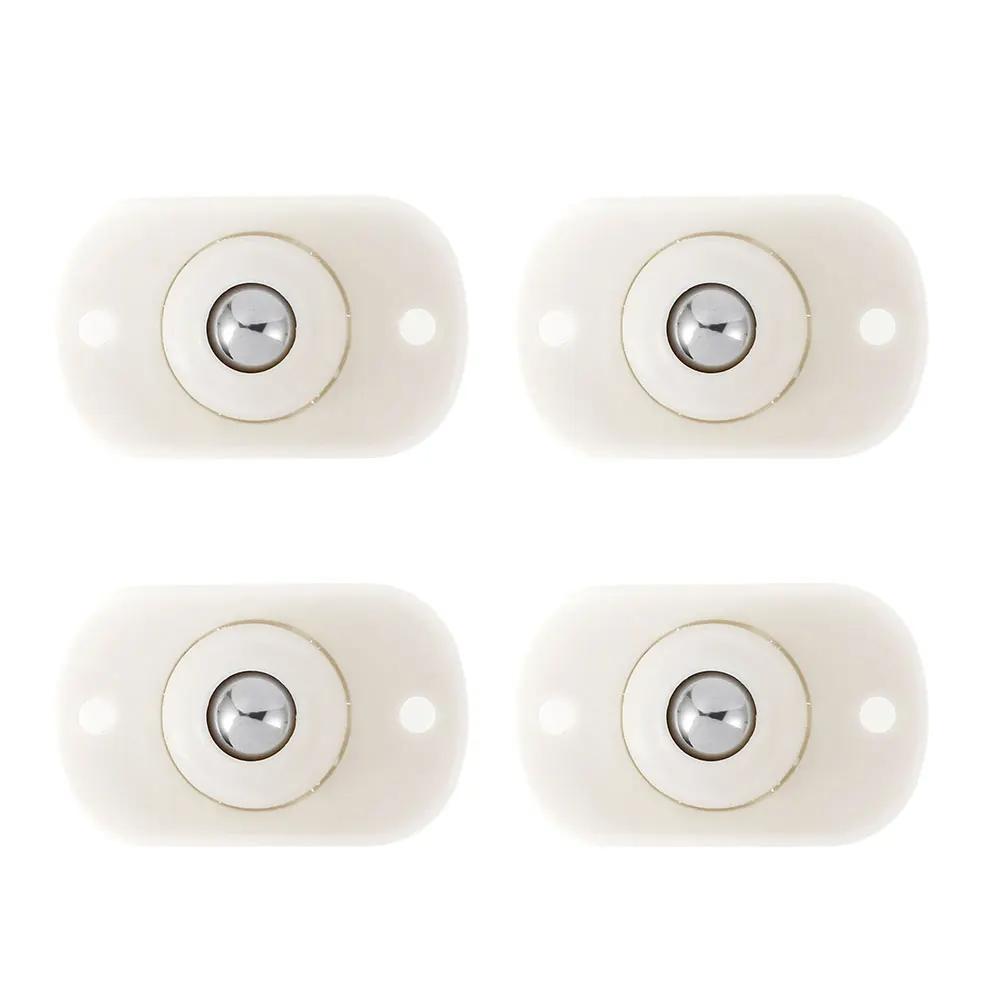 Колеса для мебели из нержавеющей стали роликовые самоклеящиеся ролики для дома 360 градусов подшипник нагрузки поворотные универсальные колеса