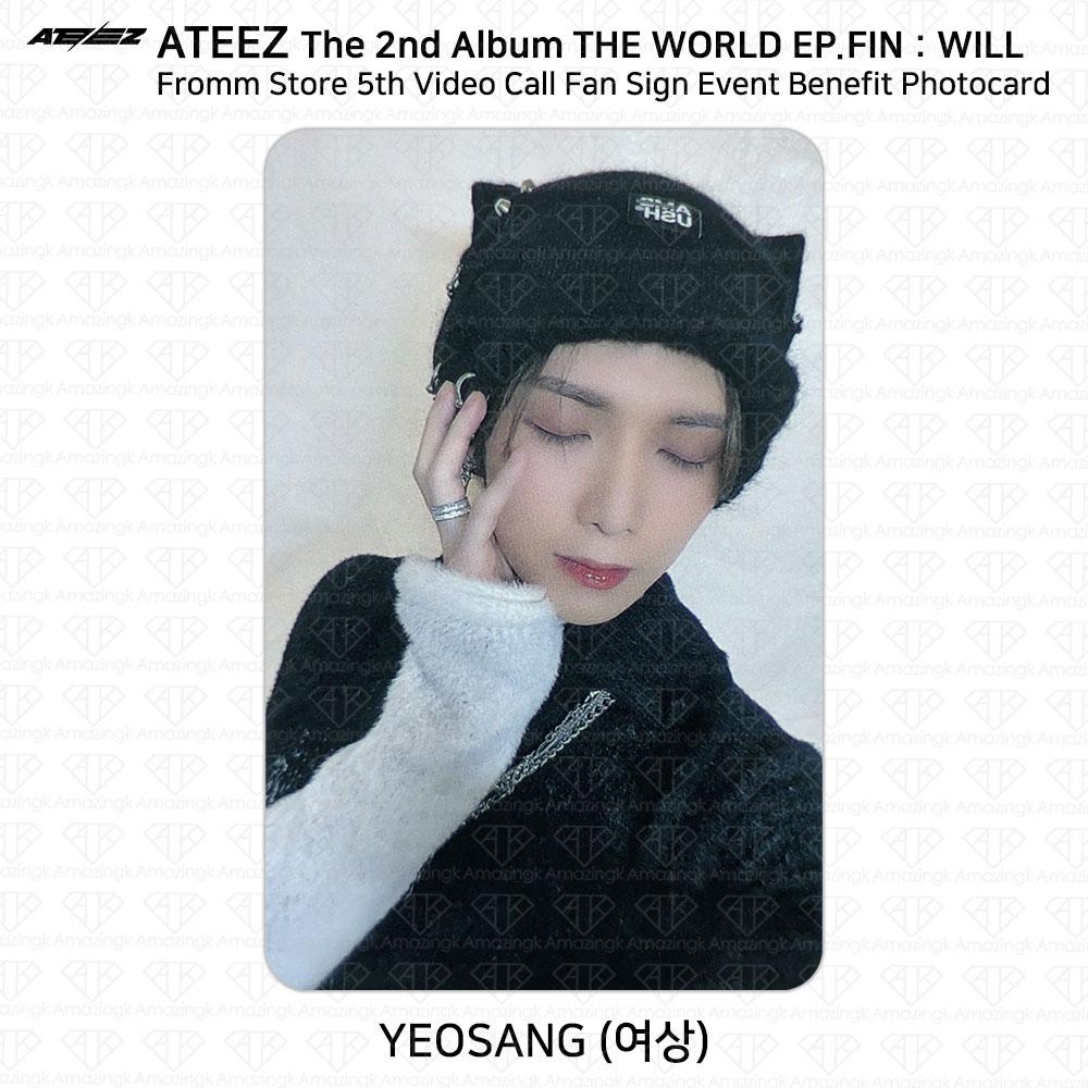 ATEEZ THE WORLD EP.FIN БУДЕТ Fromm Store Фотокарточка с выгодой для 5-го видеозвонка