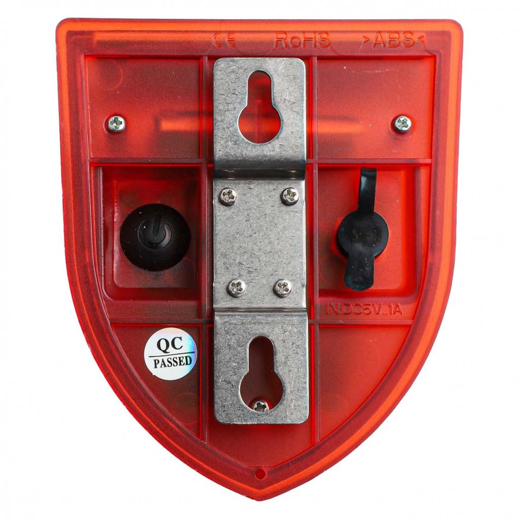 LED Flashing Alarm Outdoor Animal Repeller Solar Motion Sensor Alarm