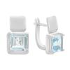 Серебряные серьги с натуральным топазом 5.838ct (2188414)