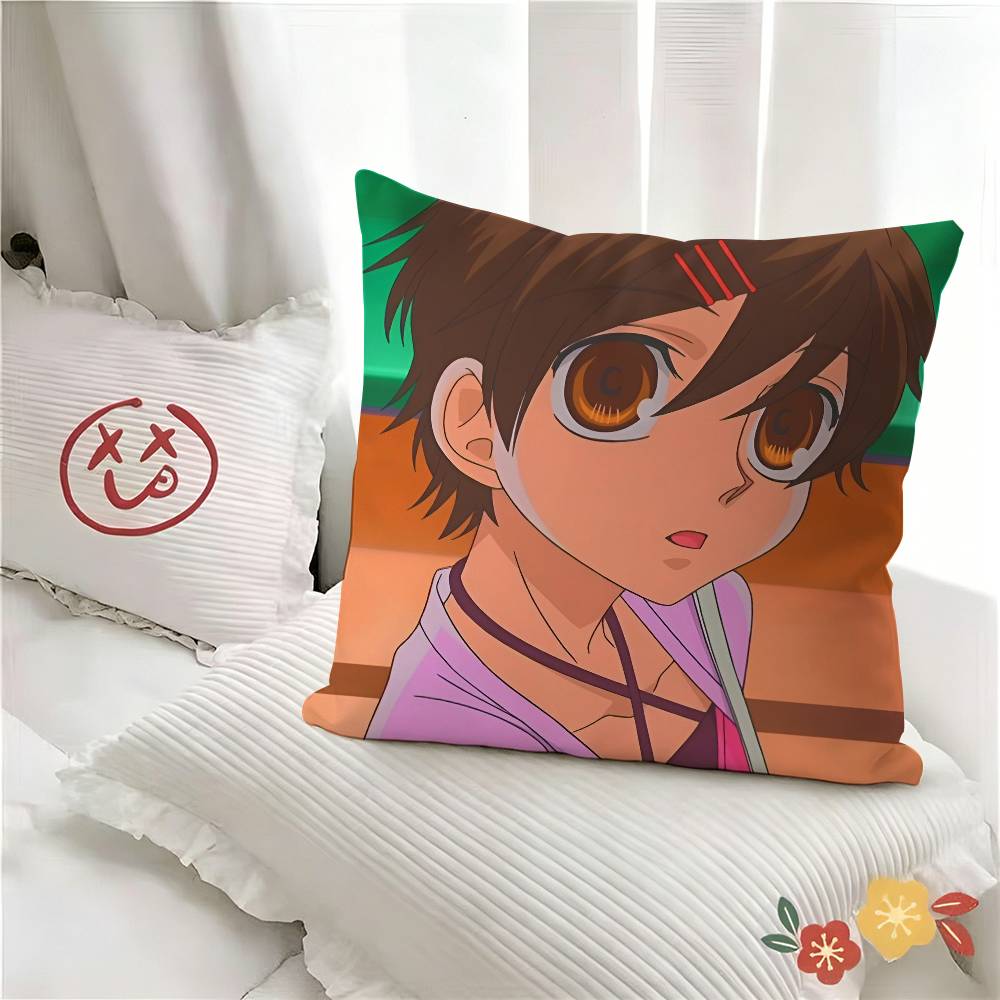1pc Cartoon H-Haruhi F-Fujiokas Pillow Case Fashion Square Pillowcase Bedroom Sofa Room Ins Decoration Leisure