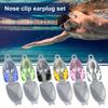 Swimming Nose Clip Set Silicone Swim Earplugs Waterproof Pool Nose Clips Water Sports Non-Slip Nose Guard Earplug Set