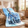 Erling Haaland Print Flannel Blanket Soft Warm Sofa Bed Throw Blanket For Home Office Bedroom