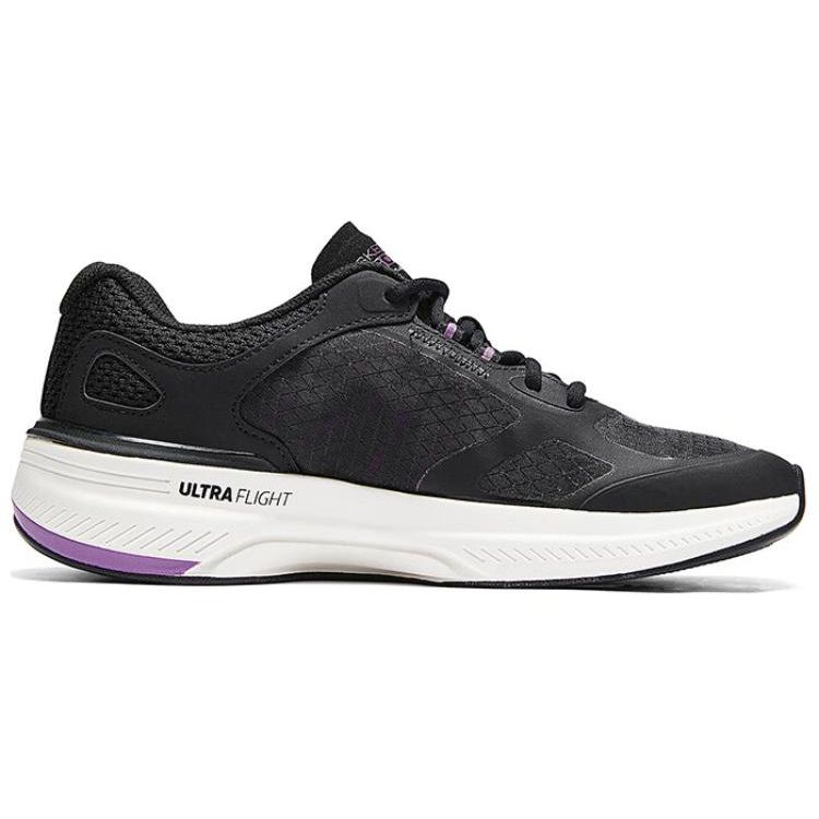 Skechers GOrun Pulse 2 Удобные Легкие Универсальные Амортизирующие Дышащие Низкие Беговые Кроссовки Женские Кроссовки Черный Фиолетовый 129113-BKPR
