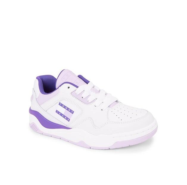 Кроссовки Tommy Jeans Tjw New Basket Sneaker Lc EN0EN02524 фиолетовый