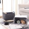 Felt Sundries Storage Basket Foldable Household Laundry Basket With Handle For Dirty Clothes